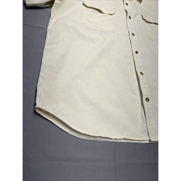 MAGELLAN SPORTSWEAR FISHING SHIRT 100% COTTON BUTTON UP YELLOW MEN'S SIZE XXL - Picture 4 of 16